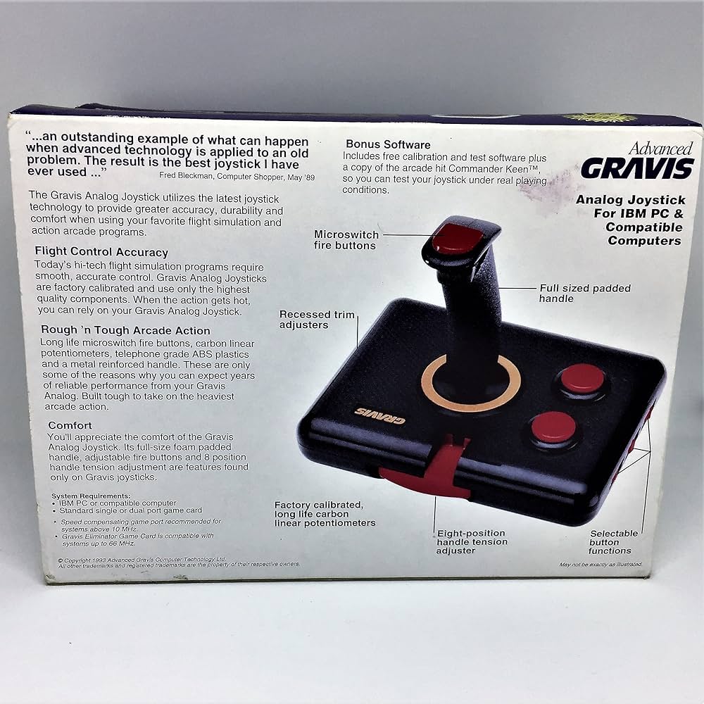 Amazon.co.jp: Advanced Gravis Analog Joystick For IBM PC